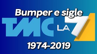 Bumper e sigle TMC Telemontecarlo/LA7 1974-2019