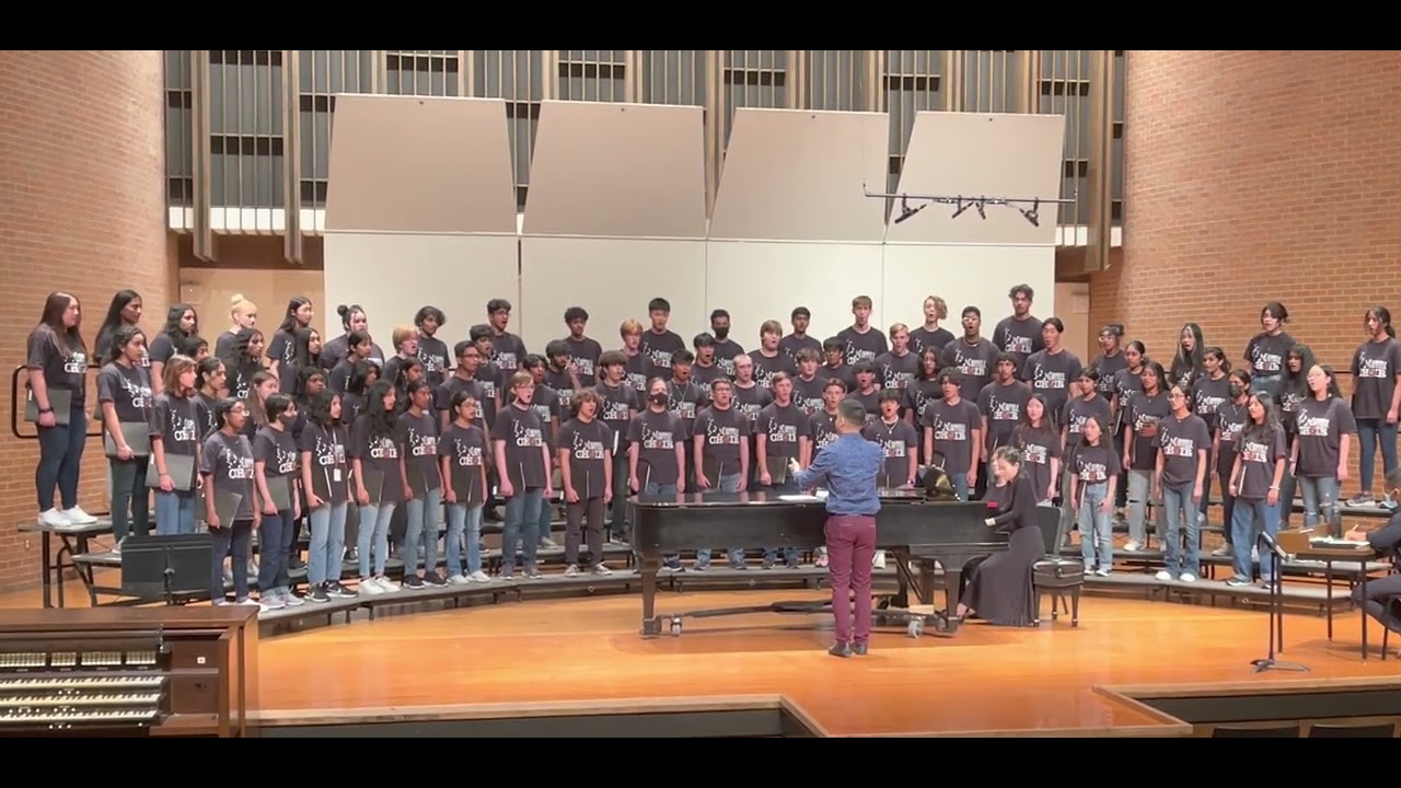 Coppell High School A Cappella Choir - Lullaby - Daniel Elder - YouTube