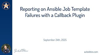 Famous Reporting on Ansible Job Template Failures with a Callback Plugin Wealth