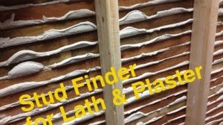 Quick Tip #1  Finding studs in lath & plaster walls