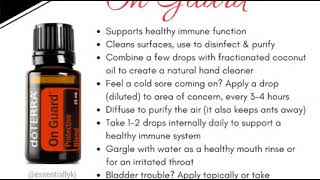 How to use On Guard essential oil
