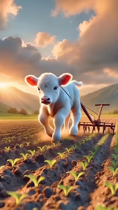 A Beautiful story of a police cow and wanted monkeys 🐒 #youtubeshorts #story #aistory #ytshorts