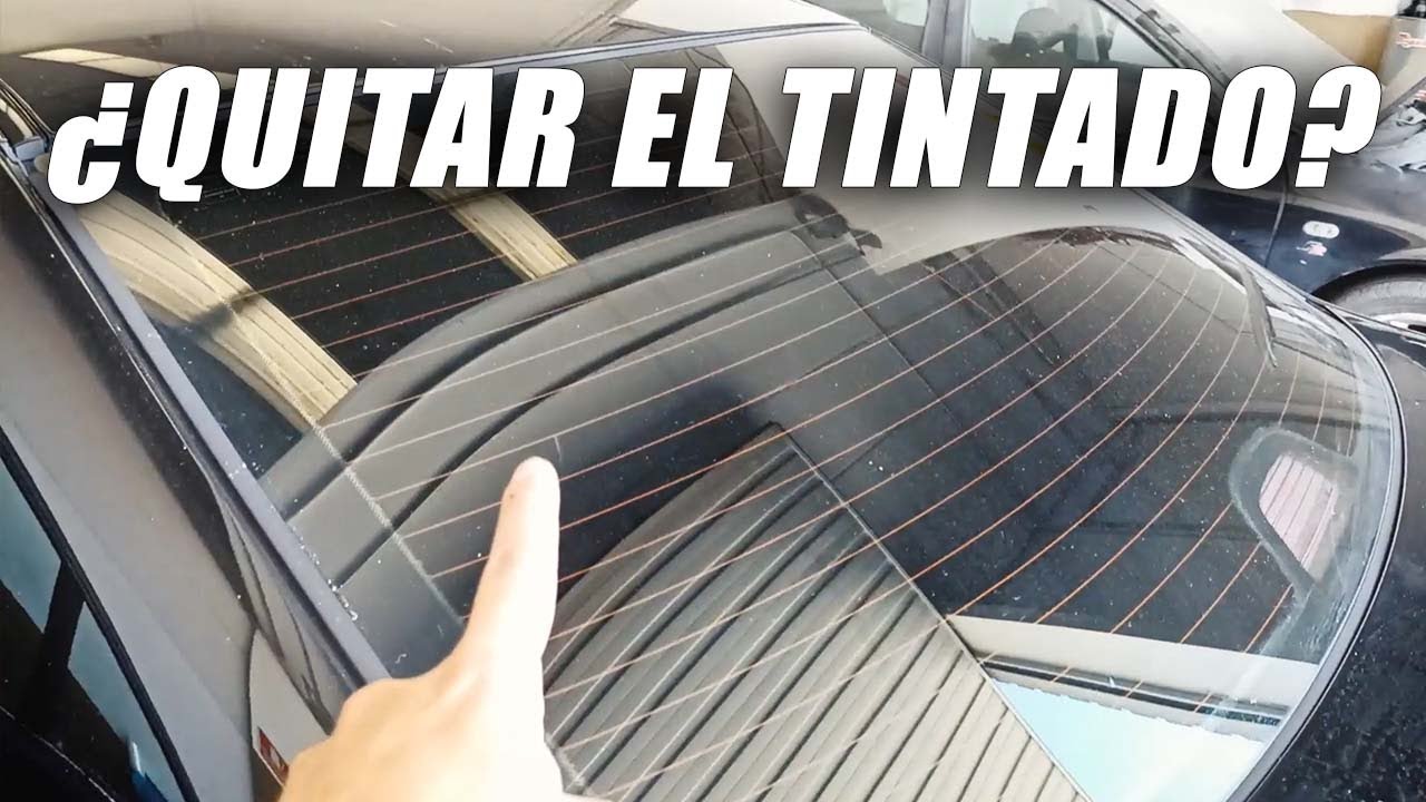 Película de tintado para coche con secador de pelo Fotografía de