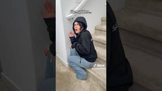 Her biggest fear🕷️ #tiktokvideo #relatable #spiders #biggestfear #lianaramirez @lianakramirez