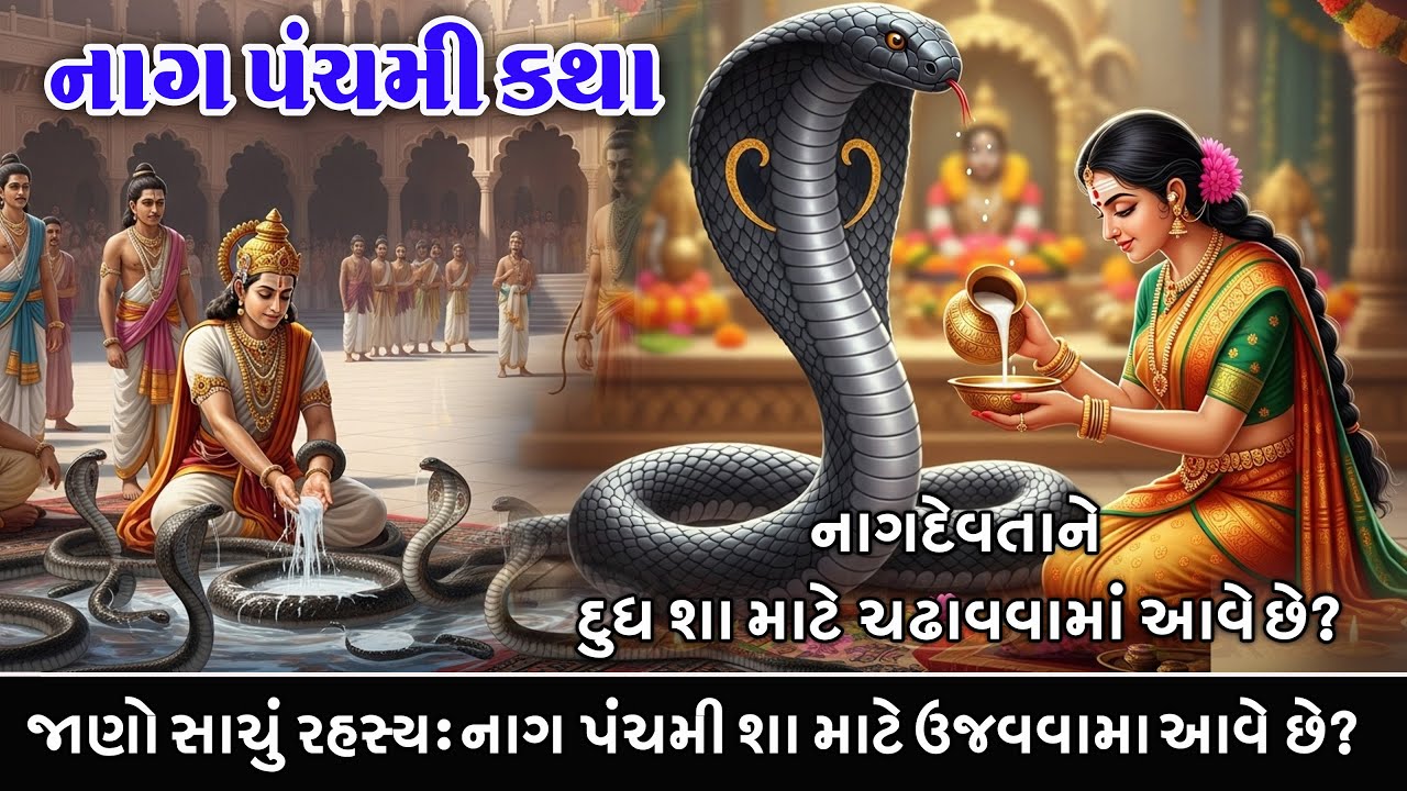નાગ પંચમી કથા | નાગ પંચમી શા માટે ઉજવવામાં આવે છે |  Nag Panchami 2025