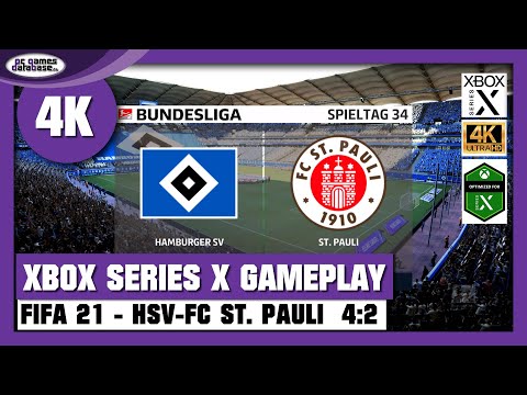 FIFA 21: HSV-FC St. Pauli 4:2 - Freundschaftsspiel | 4K 60FPS Gameplay Xbox Series X | PC Games Database