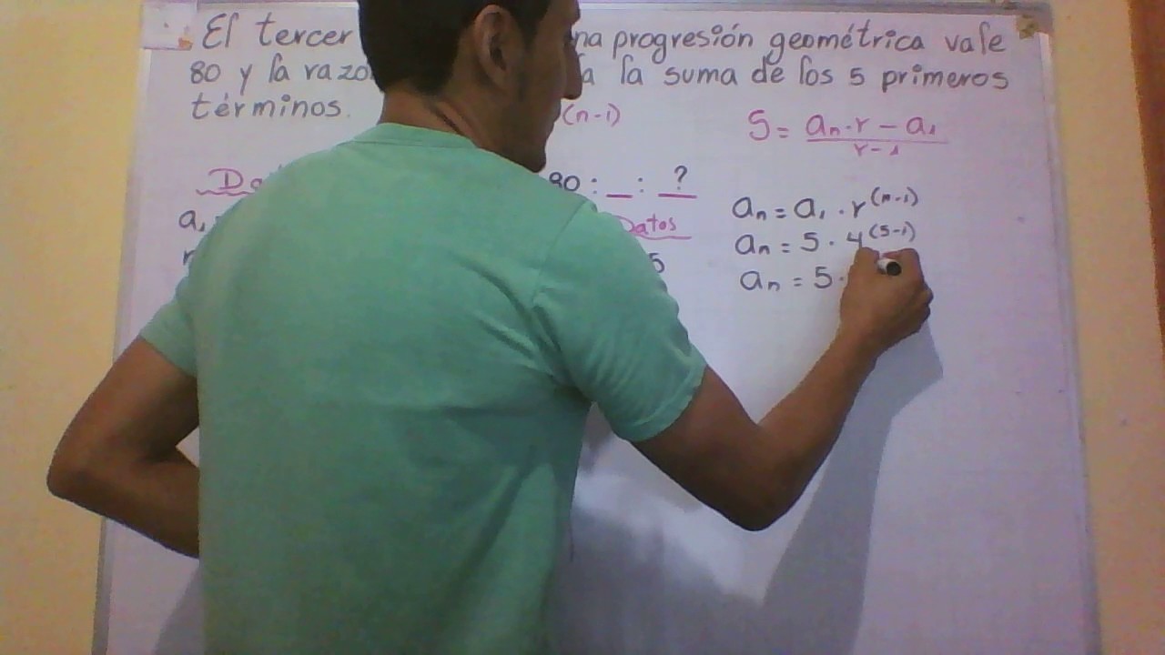 Ejercicio De Progresi n Geom trica YouTube