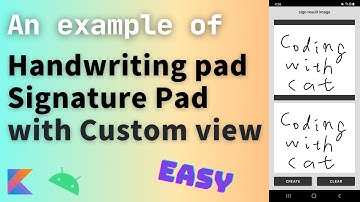 android signature pad | android writing pad example | Android Digital Signature tutorials example