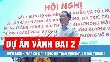 TP Thủ Đức xem xét điều chỉnh một số nội dung dự thảo phương án bồi thường dự án Vành đai 2