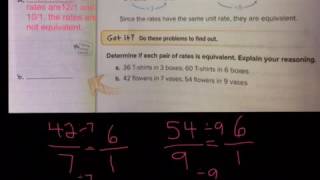Course 1: Chp. 1 - L. 6, Equivalent Ratios