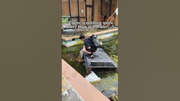 This is why you need to wear a mask while urban exploring…