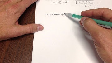 Composition of trig and inverse trig functions