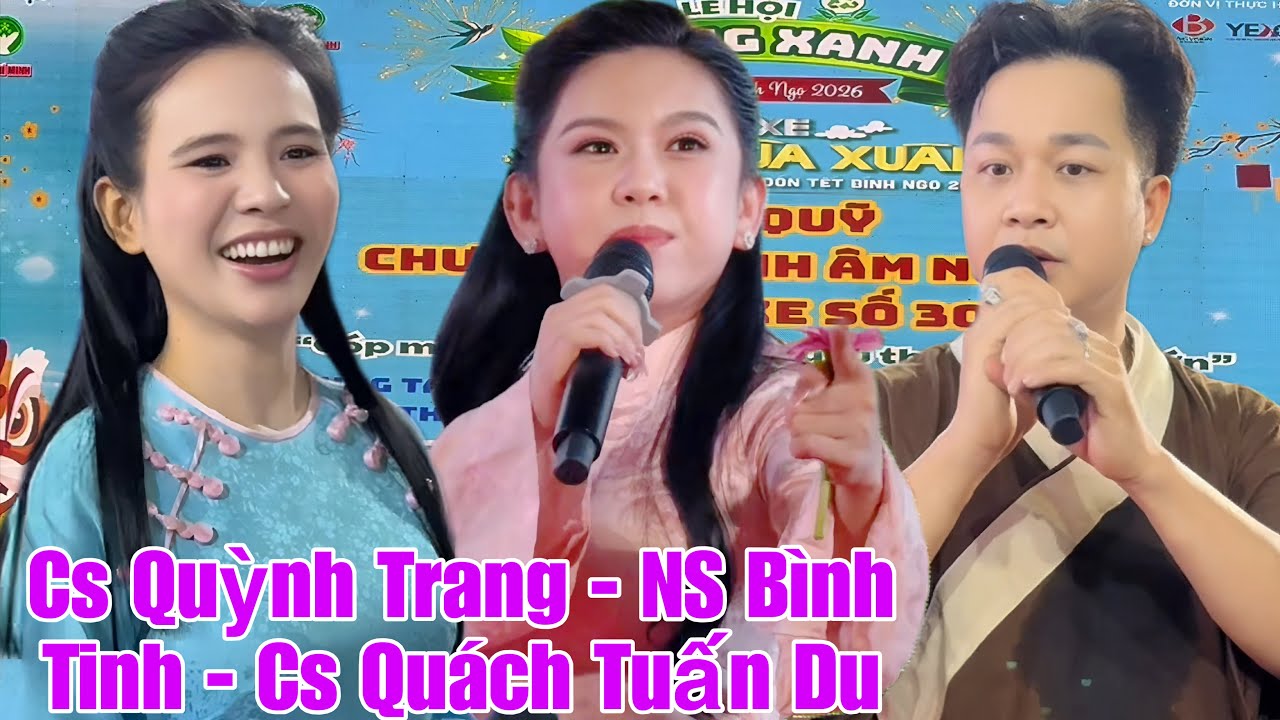 Kết Hợp Lần Đầu Cs Quỳnh Trang - Cs Quách Tuấn Và NS Bình Tinh Hát Giúp Công Nhân Chuyến Xe O Đồng 