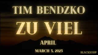 Tim Bendzko - Zu viel (Lyrics)