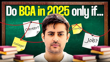 Is BCA Degree worth it in 2025? | BCA Admission | Career Options After BCA