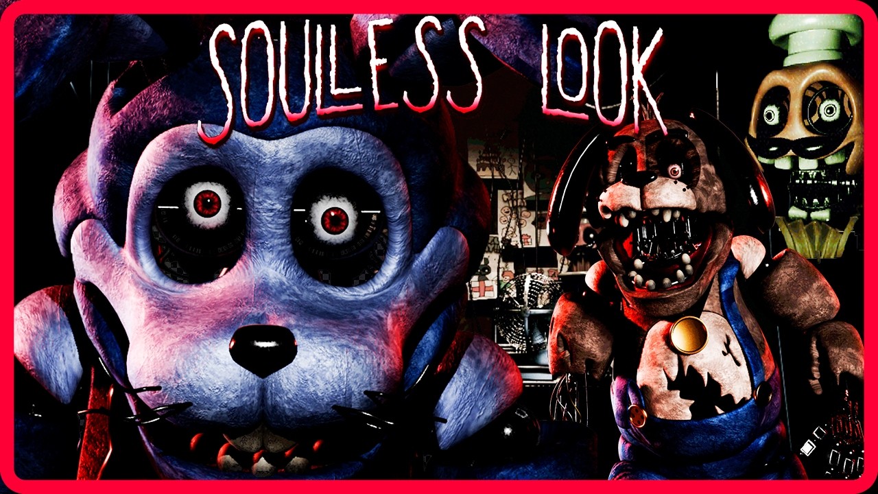 FNaF Soulless Look Demo 2.0 Walkthrough Night 1-3 & All Jumpscares
