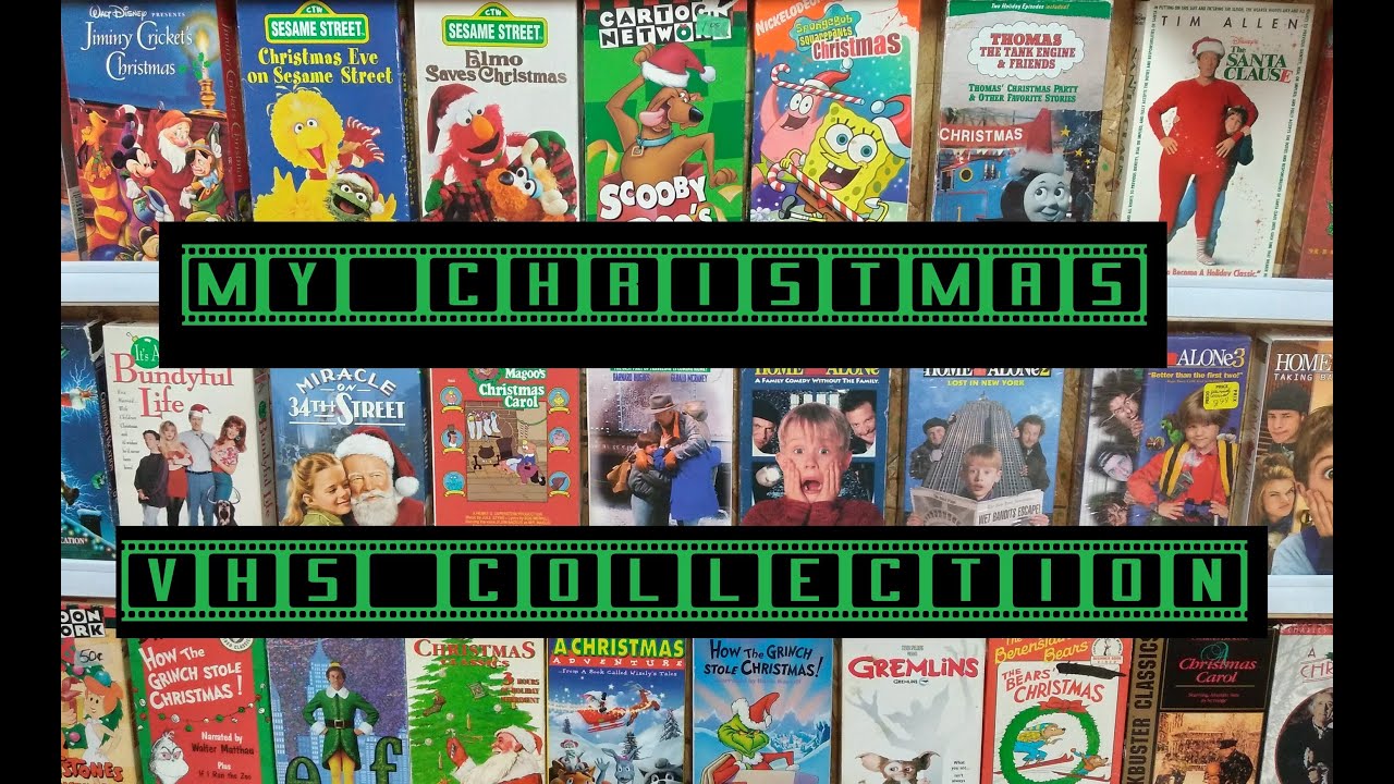 My Christmas VHS Collection YouTube