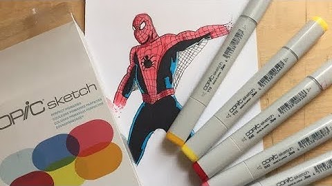 My First Time Using COPIC SKETCH MARKERS/Review