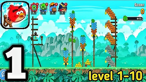 Angry Birds Friends Gameplay Walkthrough Part -1 level 1-10 ( ios, android )
