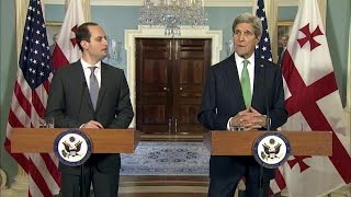 Secretary Kerry Meets with Georgian Foreign Minister Janeldize