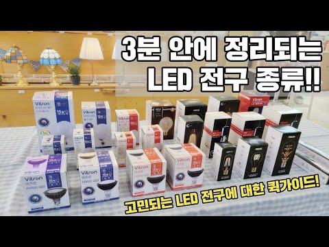 LED전구 종류에는 어떤 것들이 있나요?(LED전구💡 선택 방법에 대한 알기 쉬운 퀵가이드!)