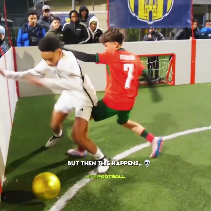 Kid Ronaldo Vs Mini Bellingham 1v1🤯🤫 #shorts #football #soccer