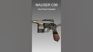 German Semi-Automatic Pistol | Mauser C96 | How It Works