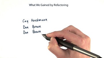 refractoring - Intro to Java Programming