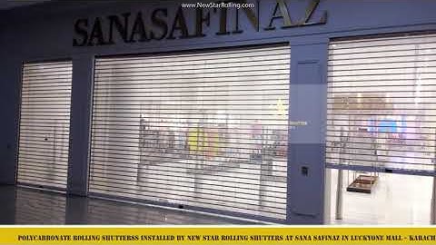 Transparent Rolling Shutters