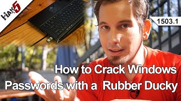 How to Crack Windows Passwords with a  Rubber Ducky, Hak5 1503.1
