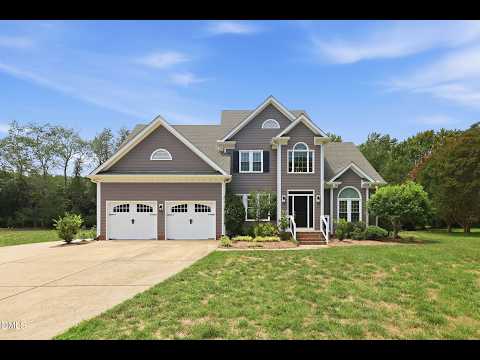 4008 W Lake Road, Apex, NC home video tour