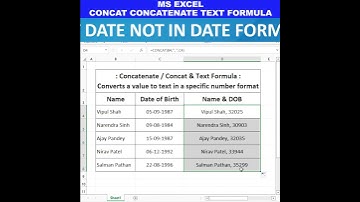 1 मिनीट के वीडियो में सीखे जादू #EXCEL का👍#CONCAT | #CONCATENATE | #TEXT FORMULA COMBINATION #excel