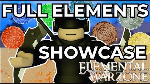 ALL ELEMENTS & MOVES Showcased in Elemental Warzone (Full Breakdown)