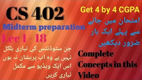 CS 402 Theory of Automata Midterm preparation easy Method By Mathematical.#cs402_short_lectures