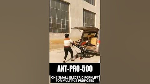 500kg lifting capacity manual electric forklift for confined warehouse, factories. Save labor costs