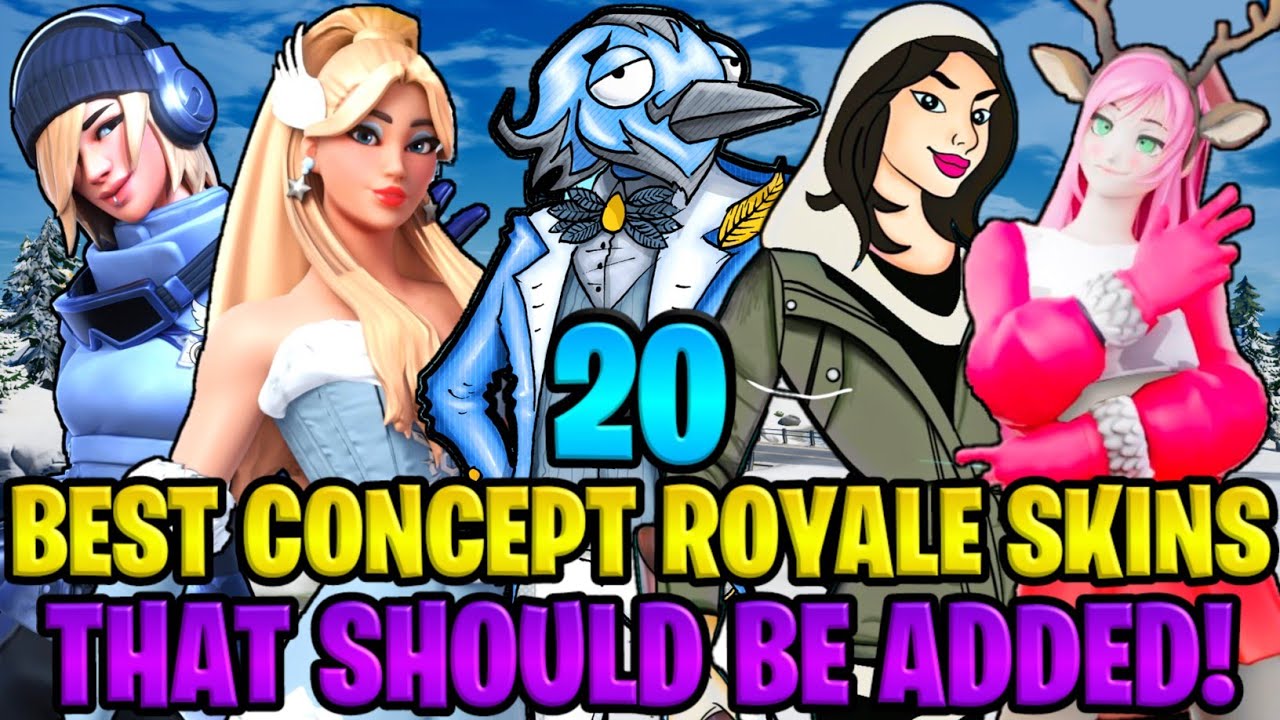 20 Best Concept Royale Contest Skins That Should Be Added in Fortnite!(Winter Concept)