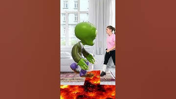 The zombie fell into the lava