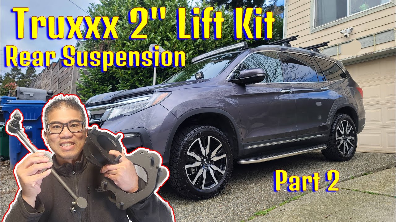 Как установить комплект подъема и выравнивания задней подвески Truxxx на 2 дюйма на Honda Pilot 2...