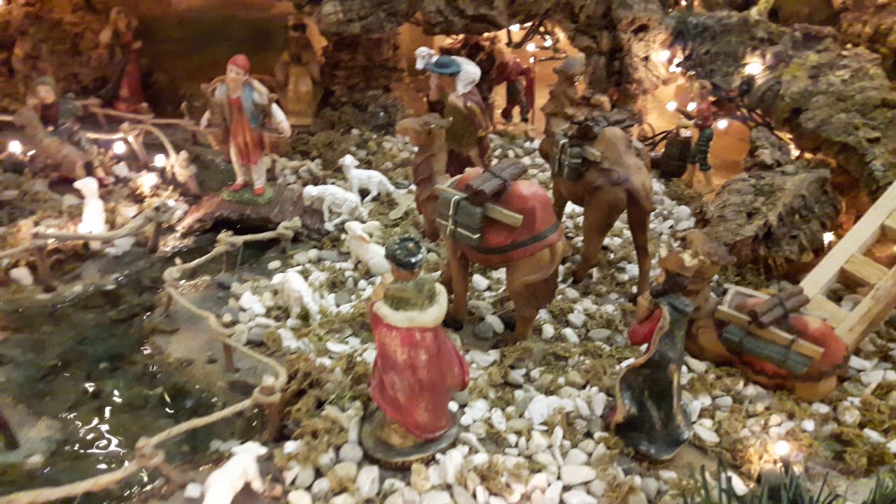 Presepe 2020 con cascata e ruscello - YouTube