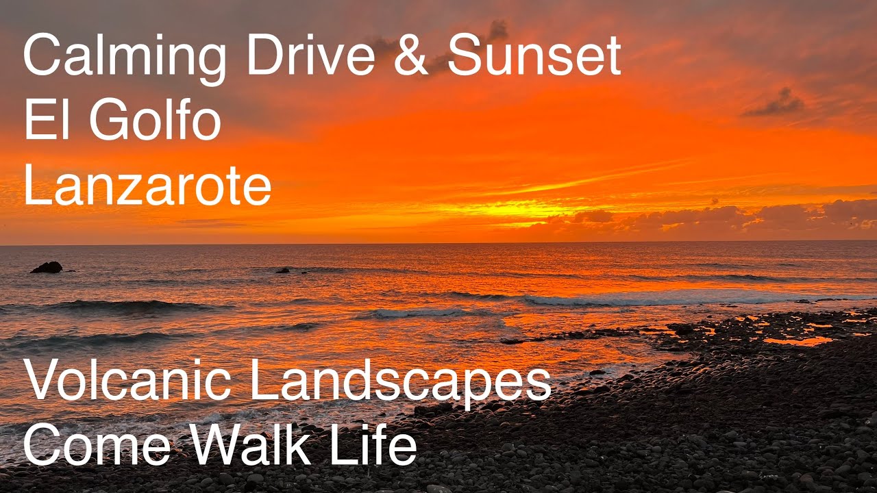 Lanzarote Driving Through Volcanic Landscapes of Los Hervideros & El Golfo