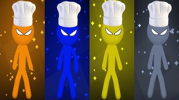 Stickman Funny Minigames - Stickman Party 1 2 3 4 Player 2023 Gameplay Walkthrough Android iOS