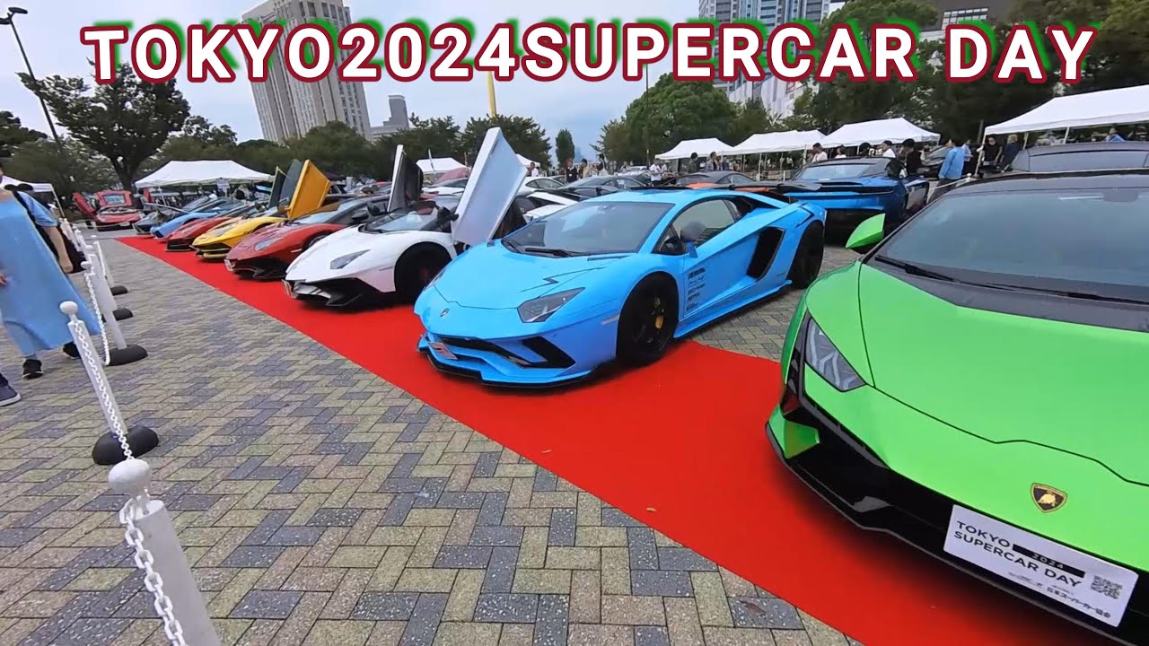 TOKYO SUPERCAR DAY 2024 お台場　見学会