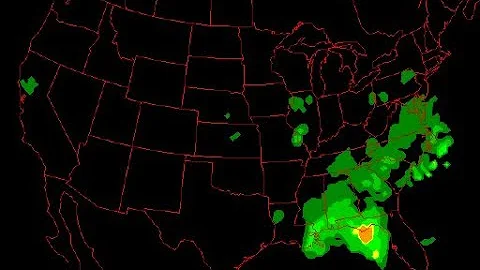 Blizzard of 1993 "Radar" Loop