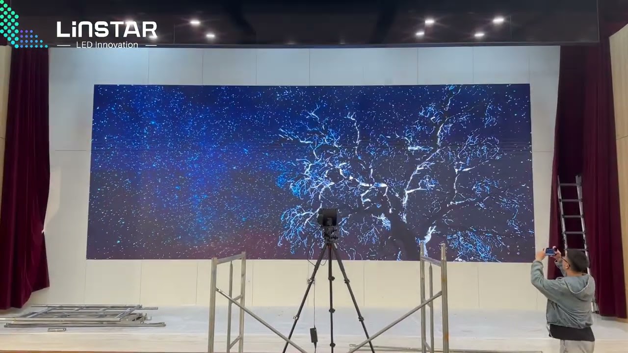 Stunning Transformation: LED Screen Before and After Calibration!