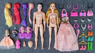 14 Minutes Satisfying with Unboxing Barbie Family Playset, Doll Dressup Set Toys ASMR | Review Toys