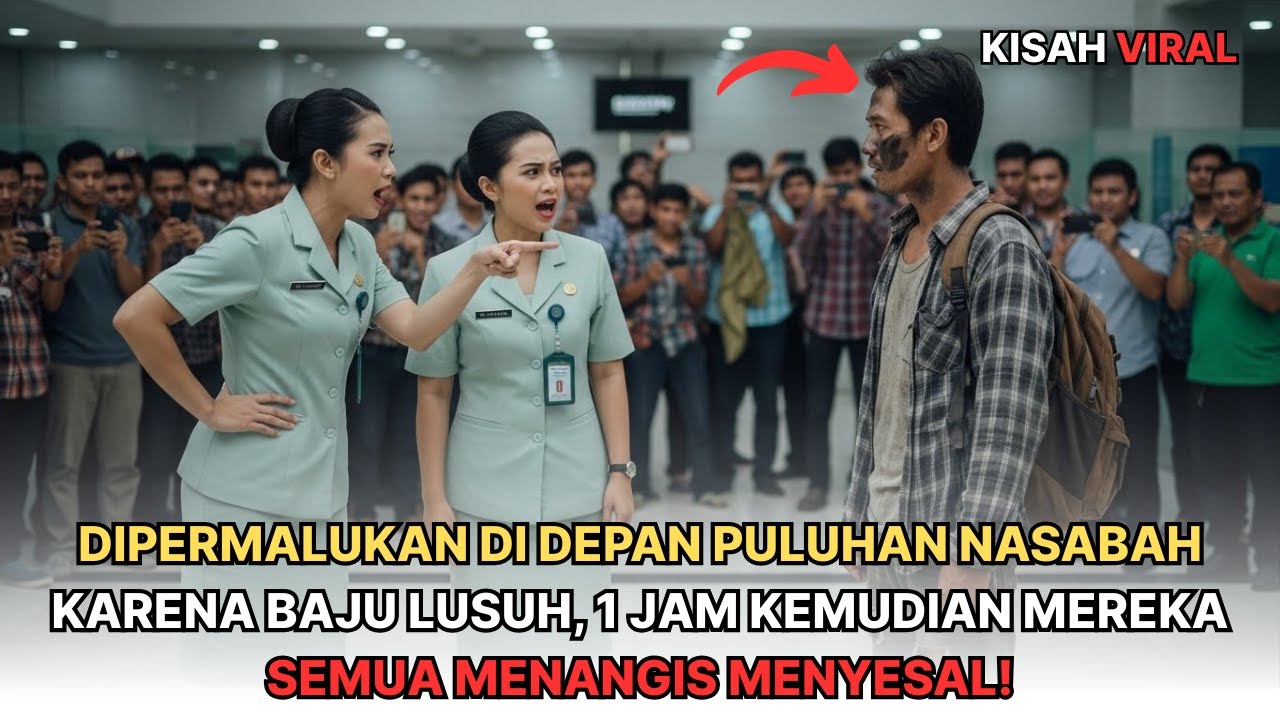 PRIA INI DIUSIR DARI BANK KARENA PENAMPILAN LUSUH, 1 JAM KEMUDIAN SEMUA BERLUTUT MINTA MAAF!