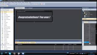 How to make a quiz game in Visual Studio 2010 ?