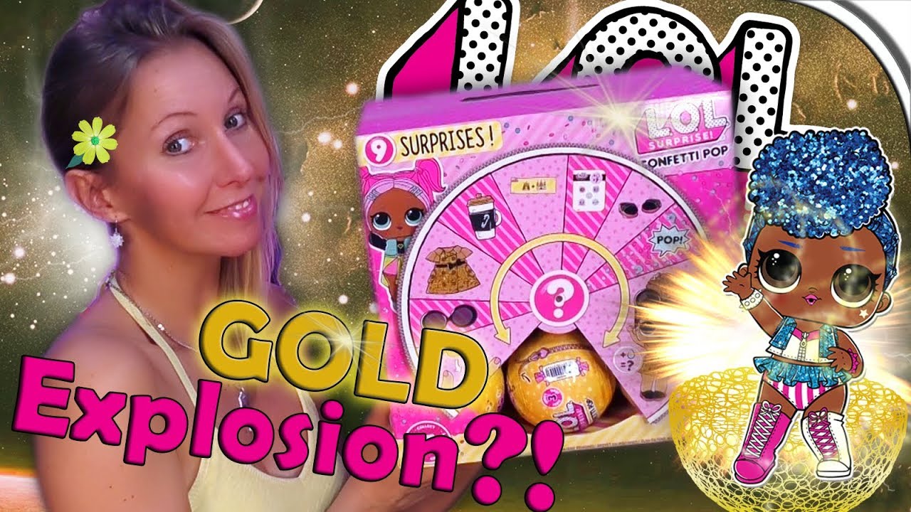 LOL SURPRISE CONFETTI POP Goldkugeln?! 🤷‍ Display 👭 L.O.L. FIGUREN auspacken | Teil 4 deutsch