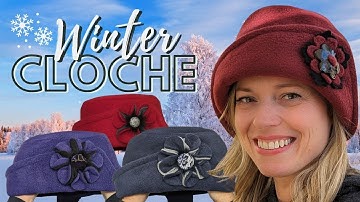 Leer hoe je onze bestverkochte Winter Cloche Fleece Muts maakt. Tutorial en patroon.