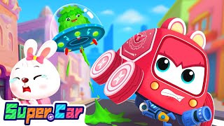 The Fuzzy Monster | Car Cartoon | Kids Cartoons & Nursery Rhymes | Super Car- Cars World by Super Car - Cartoons and Stories 104,618 views 1 month ago 4 minutes, 38 seconds